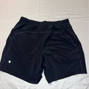 Lululemon Men's Pace Breaker Lined Short 7" Black Size XL Euc Athleisure